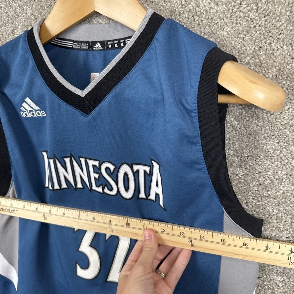 Adidas Minnesota Timberwolves Karl-Anthony Towns 32 Jersey Blue Youth Medium
